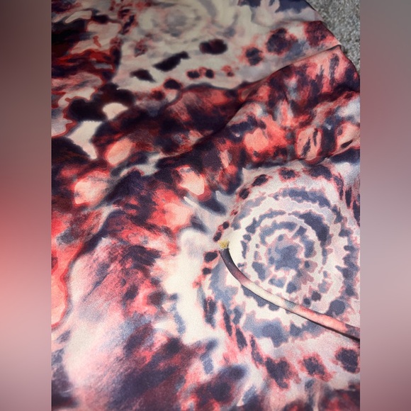 Jaded London Tie Dye Print One Shoulder Ruched Side Mini Dress Size 2 - Picture 9 of 13